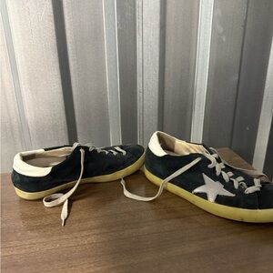 Blue and White Golden Goose Superstars size 38 Sneakers